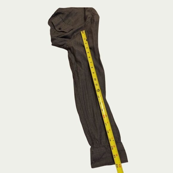 𝅺american Eagle shirt Gray button down Mens size medium - Picture 5 of 6